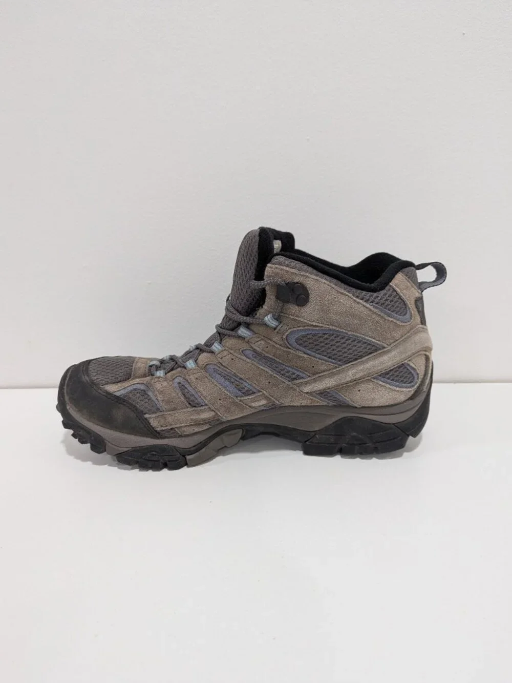 Merrell Moab 2 Mid Boots Women’s Size 12 Waterproof Hiking Granite J06054